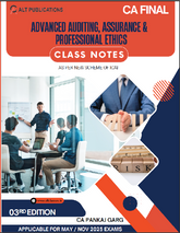 Advanced Auditing Assurance & Professional Ethics Class Notes for CA Final by CA Pankaj Garg